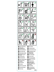 Krause Etykieta informacyjna "Drabiny rozstawno-przystawne" (5 szt.) Krause Etykieta informacyjna "Drabiny rozstawno-przystawne" (5 szt.)