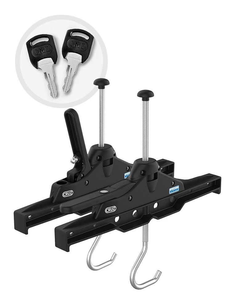 KRAUSE Zestaw uchwytów do mocowania drabin na bagażnikach dachowych samochodów