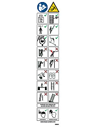 Krause etykieta "Ogólne informacje o drabinach" (5 szt.) Krause etykieta "Ogólne informacje o drabinach" (5 szt.)