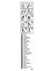 Krause etykieta informacyjna "Drabiny wolnostojące" (5 szt.) Krause etykieta informacyjna "Drabiny wolnostojące" (5 szt.)