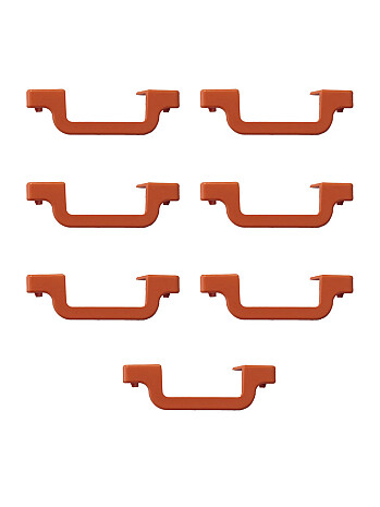 KRAUSE Osłona do stopni 80 mm lewa, pomarańczowa (7 szt.)