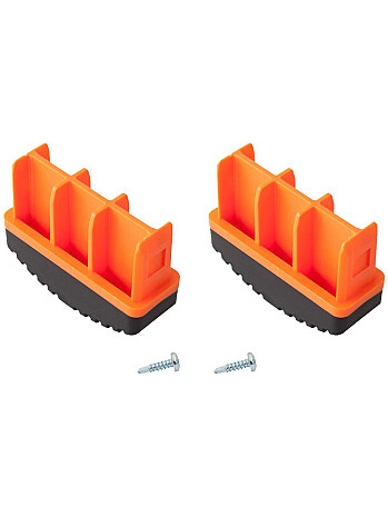 KRAUSE Stopki do drabin Monto (para) 64x25 mm