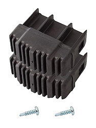 KRAUSE Stopki odprowadzające do drabin 64x25 mm (para) KRAUSE Stopki odprowadzające do drabin 64x25 mm (para)