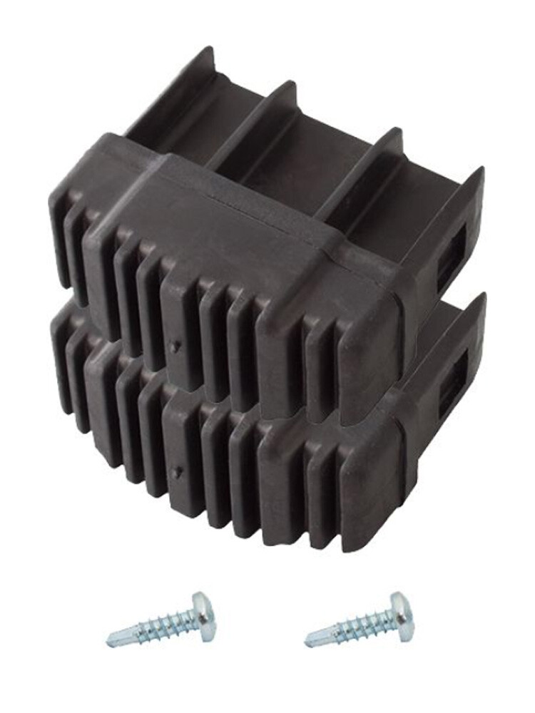 KRAUSE Stopki odprowadzające do drabin 64x25 mm (para)