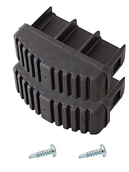 KRAUSE Stopki odprowadzające do drabin 77x25 mm (para) KRAUSE Stopki odprowadzające do drabin 77x25 mm (para)