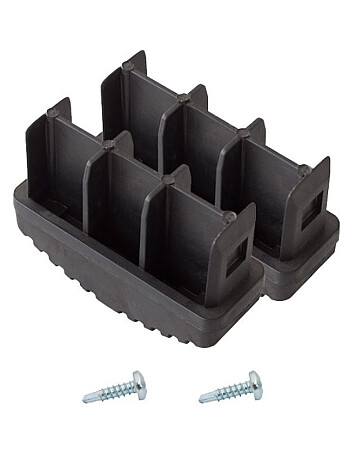 KRAUSE Stopki odprowadzające do drabin 97x25 mm (para)