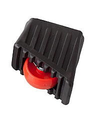 KRAUSE Stopka czarna i rolka jezdna do schodków Rolly 2x3 stopnie  KRAUSE Stopka czarna i rolka jezdna do schodków Rolly 2x3 stopnie