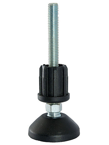 KRAUSE Stopy o regulowanej wysokości z gumowymi nakładkami (4 sztuki)