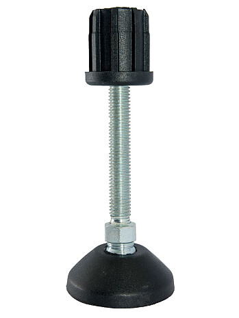 KRAUSE Stopy o regulowanej wysokości z gumowymi nakładkami (4 sztuki)