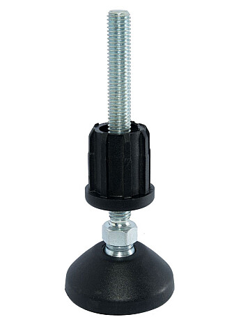 KRAUSE Stopy o regulowanej wysokości z gumowymi nakładkami (4 sztuki)