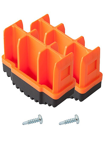 KRAUSE Stopki do drabin Monto (para) 97x25 mm