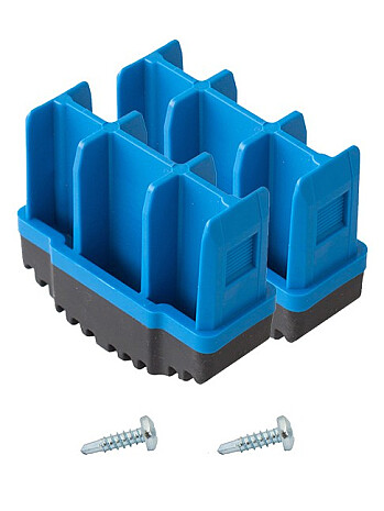 KRAUSE Stopki dwukomponentowe do drabin Stabilo (para) 64x25 mm