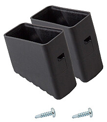 KRAUSE Stopki do drabin Monto (para) 33x20 mm tylne KRAUSE Stopki do drabin Monto (para) 33x20 mm tylne