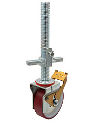 KRAUSE Rolka jezdna 150 mm gumową powłoką i regulacją wysokości KRAUSE Rolka jezdna 150 mm gumową powłoką i regulacją wysokości