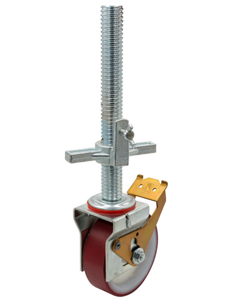 KRAUSE Rolka jezdna 150 mm gumową powłoką i regulacją wysokości