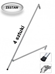 KRAUSE Zestaw 4 podpór zabezpieczających do rusztowania (ClimTec) KRAUSE Zestaw 4 podpór zabezpieczających do rusztowania (ClimTec)
