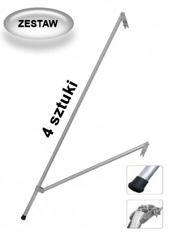 KRAUSE Zestaw 4 podpór zabezpieczających do rusztowania (ClimTec)