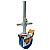 KRAUSE Zestaw rolek jezdnych 150 mm (4 sztuki) (seria Stabilo)
