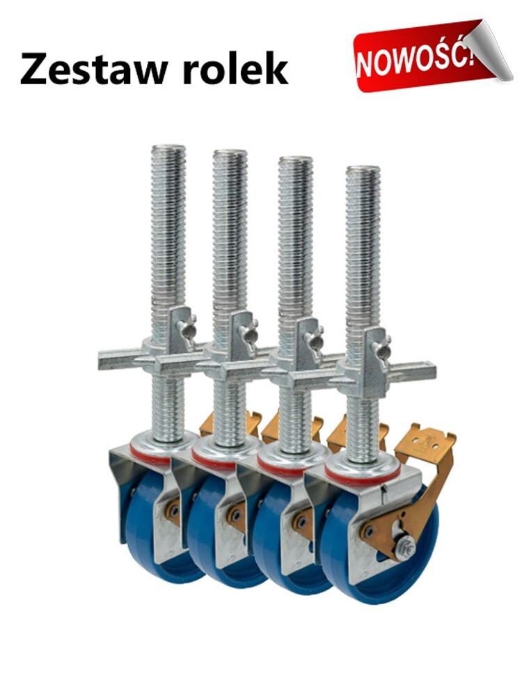 KRAUSE Zestaw rolek jezdnych 150 mm (4 sztuki) (seria Stabilo)