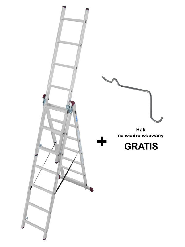 PROMOCJA: KRAUSE CORDA drabina aluminiowa wielofunkcyjna 3x7