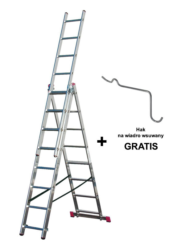 PROMOCJA: KRAUSE CORDA drabina aluminiowa wielofunkcyjna 3x8