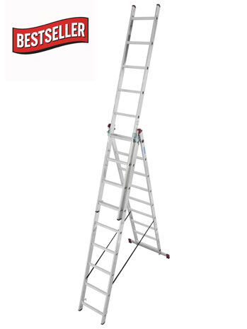 PROMOCJA: KRAUSE CORDA drabina aluminiowa wielofunkcyjna 3x9