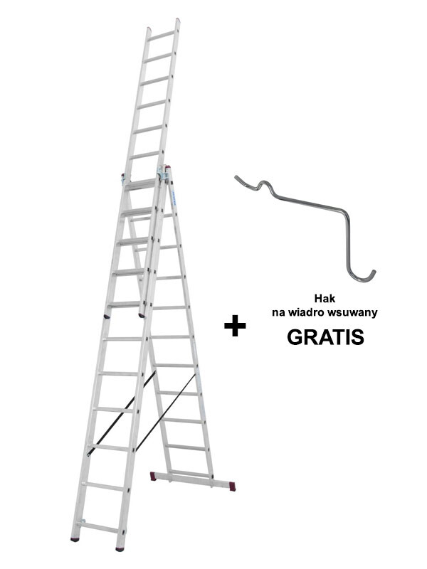 PROMOCJA: KRAUSE CORDA drabina aluminiowa wielofunkcyjna 3x11