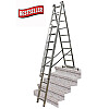 KRAUSE CORDA drabina aluminiowa wielofunkcyjna na SCHODY 3x10  KRAUSE CORDA drabina aluminiowa wielofunkcyjna na SCHODY 3x10