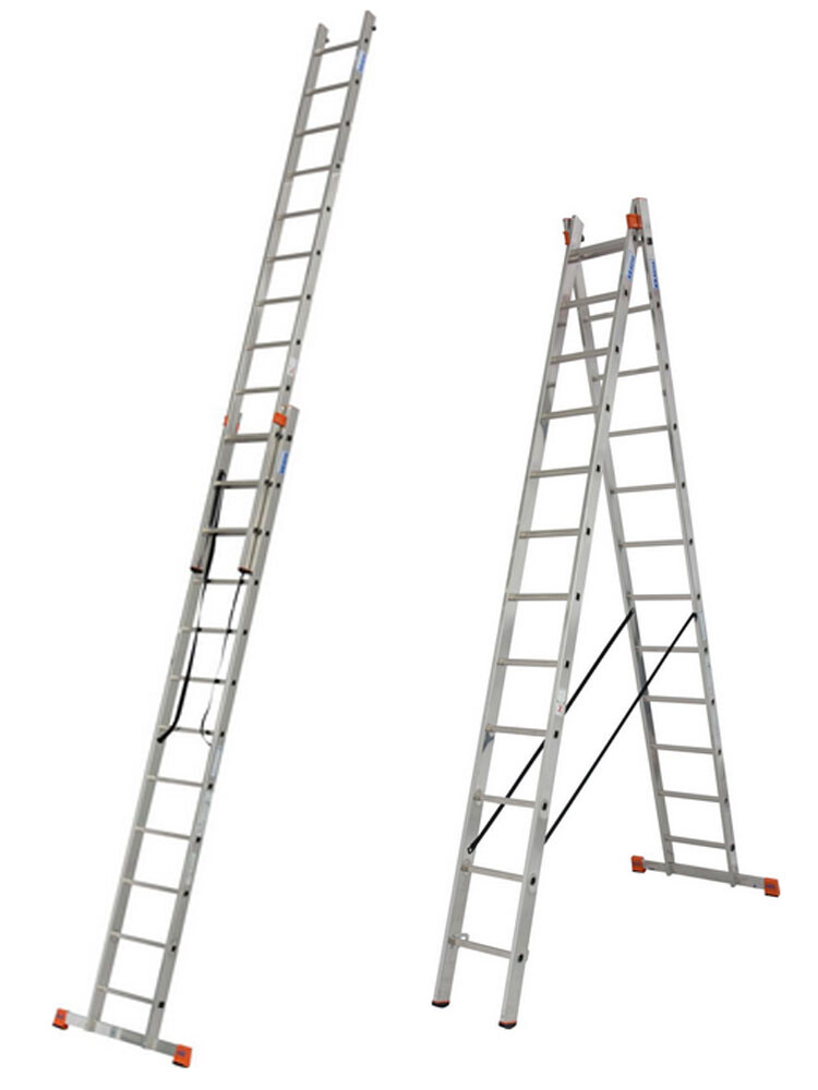 KRAUSE Dubilo drabina rozstawno-przystawna 2x12 szczebli