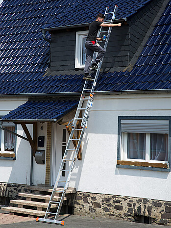 KRAUSE FABILO Drabina rozsuwana 2x12 szczebli