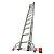 KRAUSE FABILO Drabina rozsuwana 2x12 szczebli