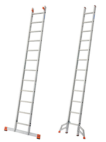 KRAUSE FABILO Drabina rozsuwana 2x12 szczebli