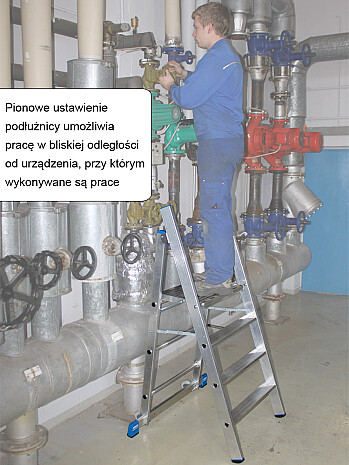 KRAUSE Stabilo profesjonalne schodki składane 3 stopniowe