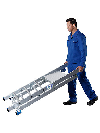 KRAUSE Stabilo profesjonalne schodki składane 3 stopniowe