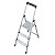 KRAUSE SOLIDY drabina aluminiowa 3 stopnie