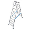 KRAUSE STABILO Drabina dwustronna z rolkami 2x10 stopni KRAUSE STABILO Drabina dwustronna z rolkami 2x10 stopni