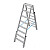 KRAUSE Stabilo teleskopowa drabina na schody, dwustronna 2x8 stopni