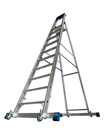 KRAUSE STABILO drabina wolnostojąca jezdna ze stabilizatorem 10 stopni