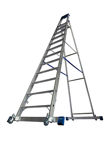 KRAUSE STABILO drabina wolnostojąca jezdna ze stabilizatorem 12 stopni