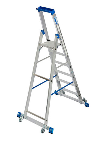 KRAUSE STABILO drabina wolnostojąca jezdna ze stabilizatorem 6 stopni