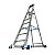 KRAUSE STABILO drabina wolnostojąca jezdna ze stabilizatorem 7 stopni
