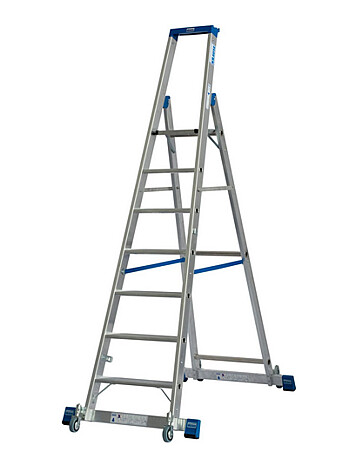 KRAUSE STABILO drabina wolnostojąca jezdna ze stabilizatorem 7 stopni