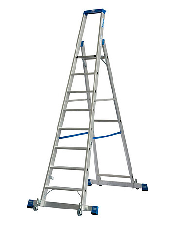 KRAUSE STABILO drabina wolnostojąca jezdna ze stabilizatorem 8 stopni