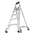 KRAUSE STABILO drabina jezdna wolnostojąca 6 stopni