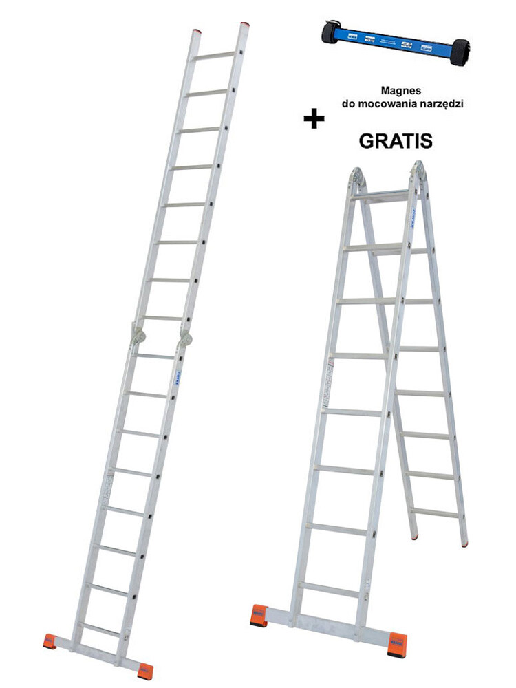 Krause TriMatic dwustronna drabina przegubowa