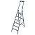 KRAUSE Drabina wolnostojąca z 6 stopniami i wysokim pałąkiem nośność do 225 kg