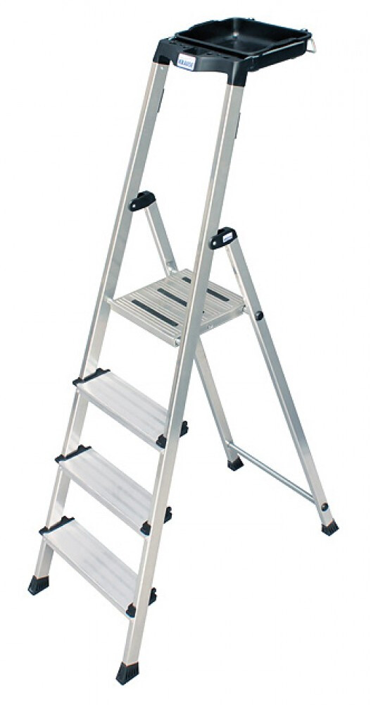 KRAUSE Secury drabina z systemem MultiGrip 4 stopnie