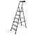 KRAUSE Secury drabina z systemem MultiGrip 6 stopni