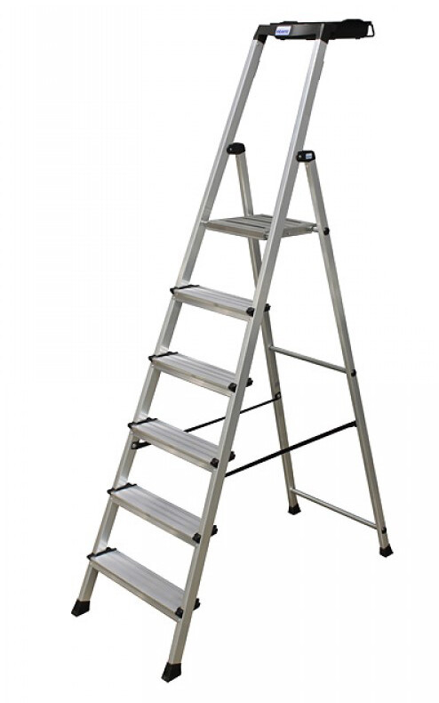 KRAUSE Secury drabina z systemem MultiGrip 6 stopni
