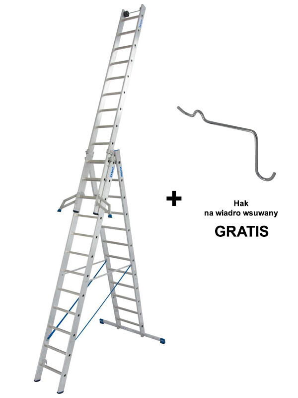 KRAUSE STABILO drabina wielofunkcyjna 3x12 szczebli
